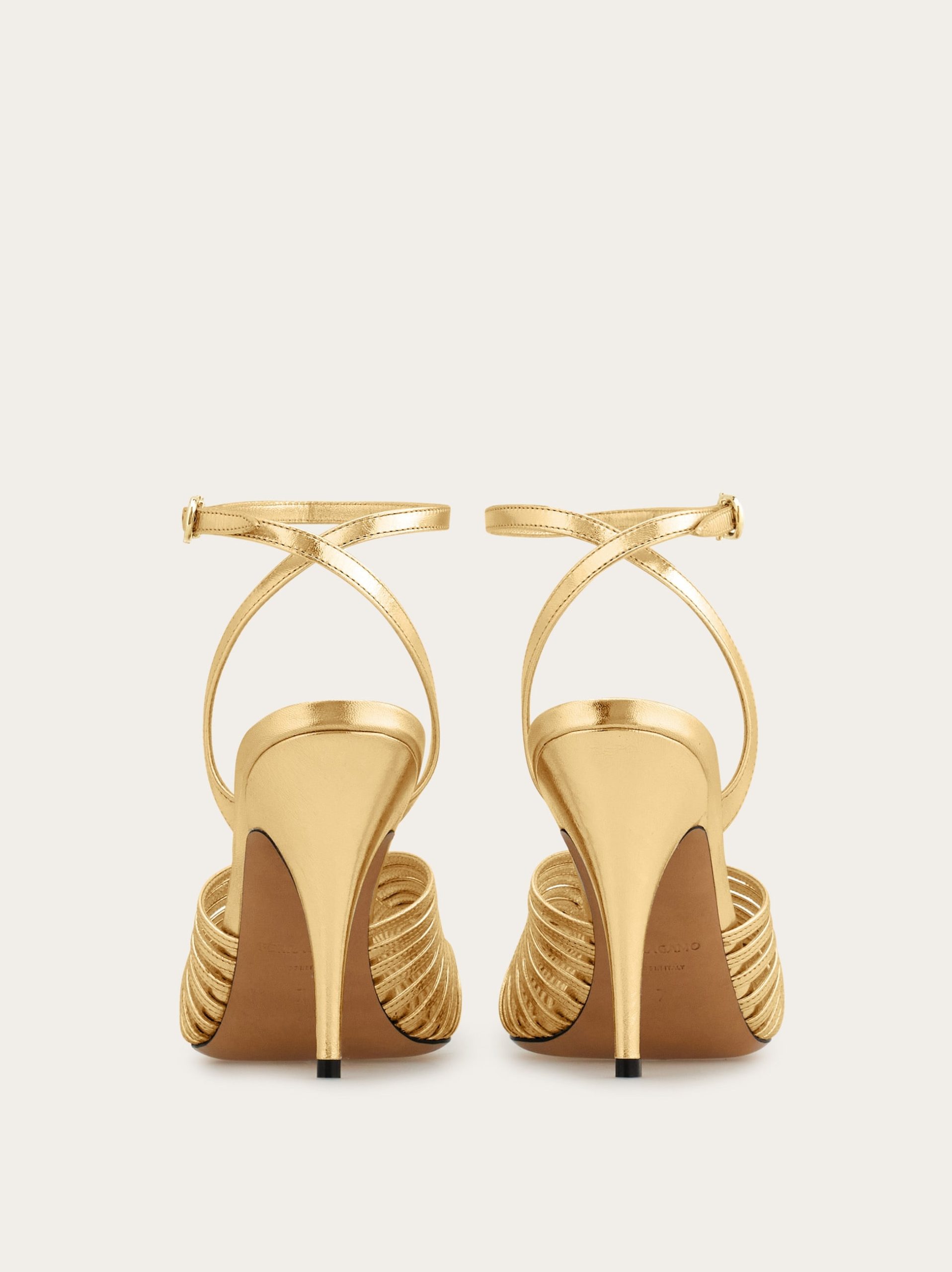 Ferragamo Sandal with Gancini element - Image 5